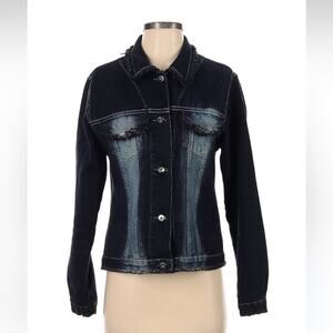Sinha fringed denim jacket, size P or med